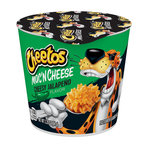 Tazón de macarrones con queso CHEETOS®, con mucho queso y jalapeño